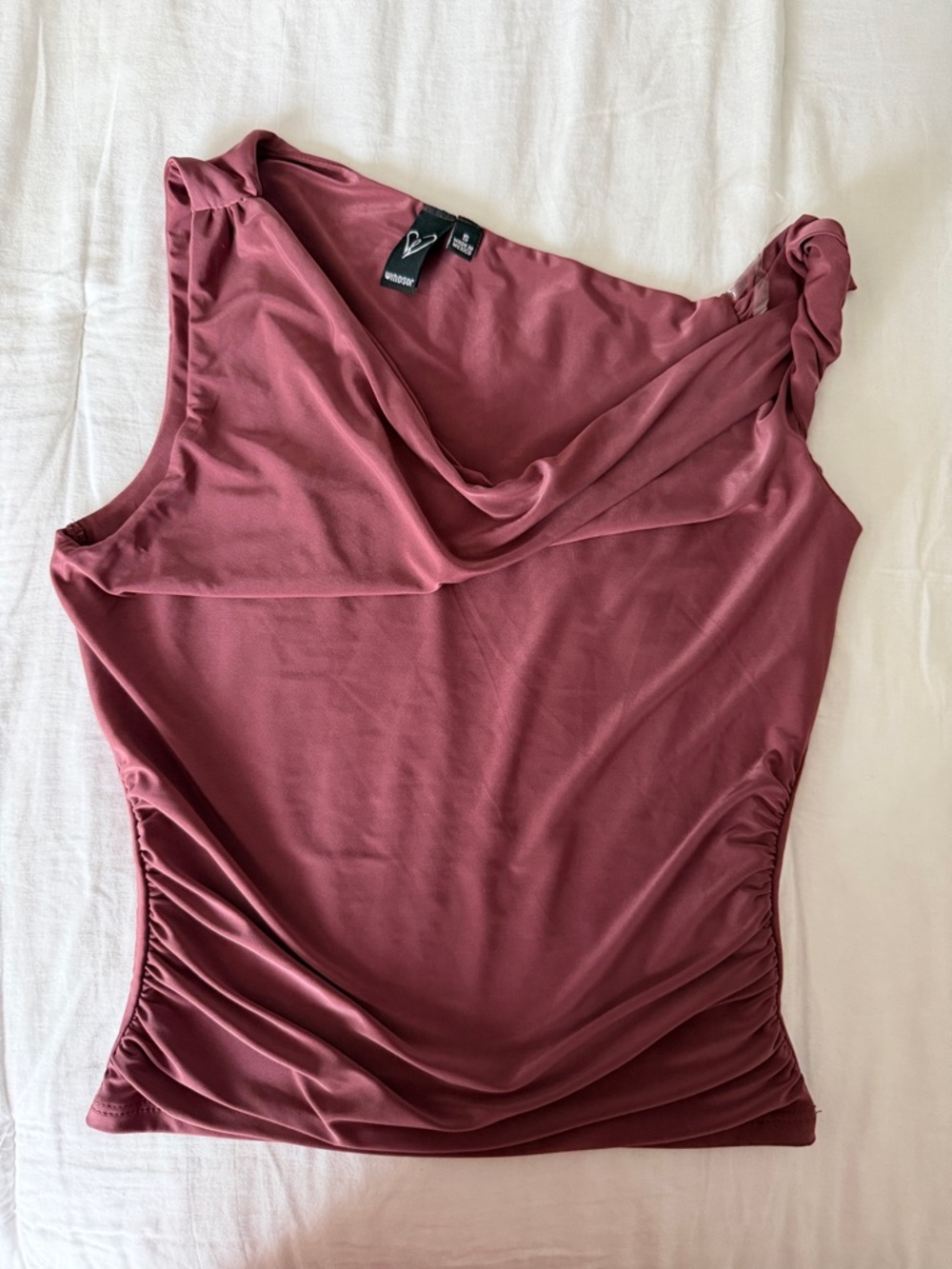 Windsor Mauve Ruched TubeTop